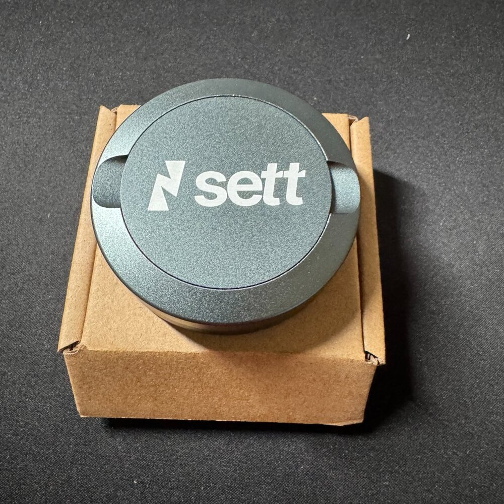 Sett Metal Snus Pouch Can - Double Decker Snus Holder - Smell Proof Snuff Can